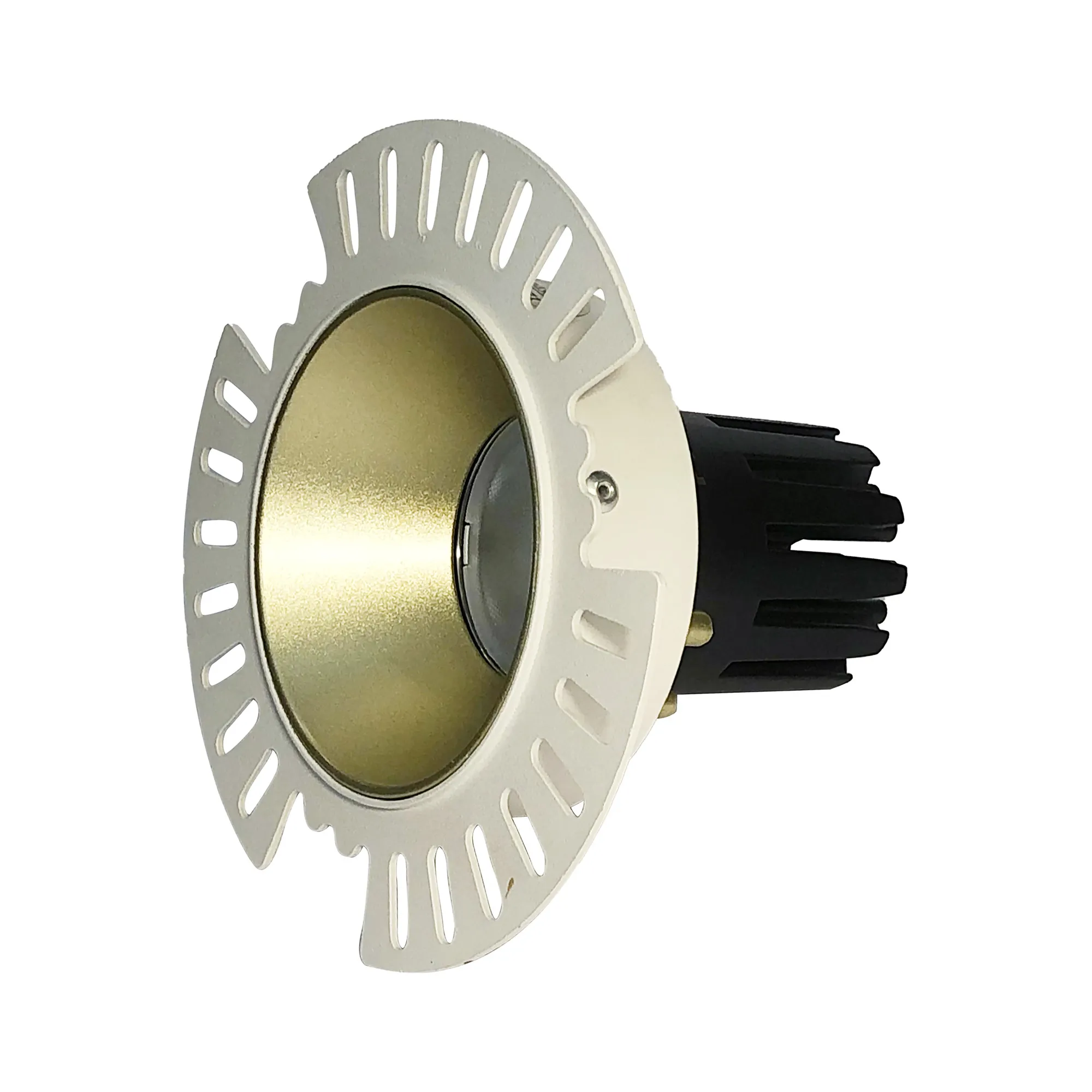 DM202563  Basy 15 Philips Powered 15W 3000K 890lm 24° CRI>90 LED Engine, 250mA White Fixed Recessed Spotlight, IP20